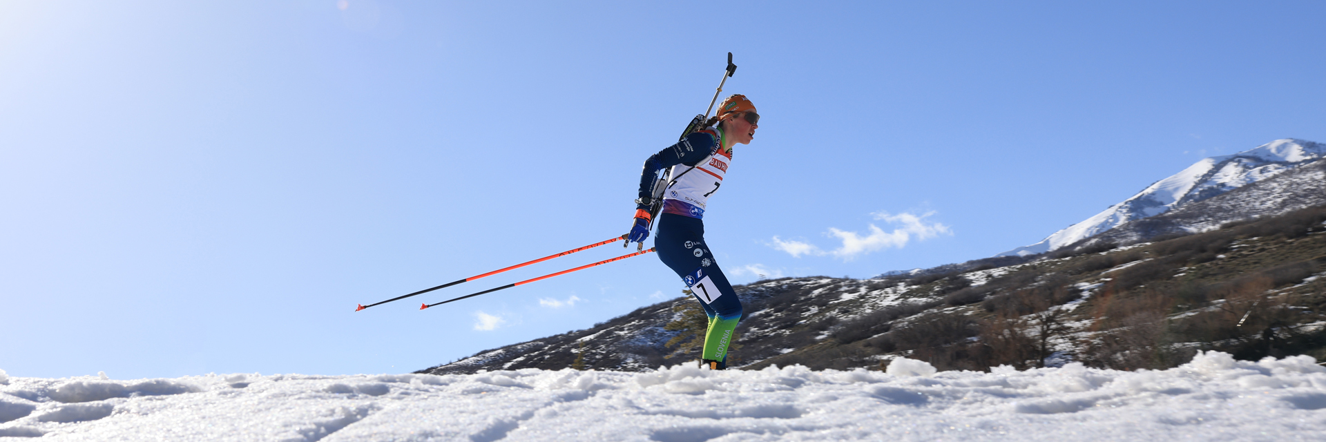08.03.2024, Soldier Hollow, United States of America (USA):
Anamarija Lampic (SLO) - IBU World Cup Biathlon, sprint women, Soldier Hollow (USA). www.nordicfocus.com. © Manzoni/NordicFocus. Every downloaded picture is fee-liable.